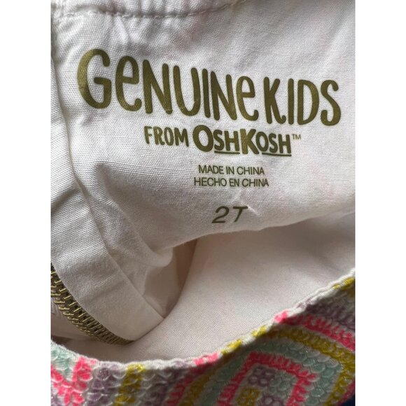 OshKosh GK Colorful Diamond Patterned Dress - Picture 7 of 9